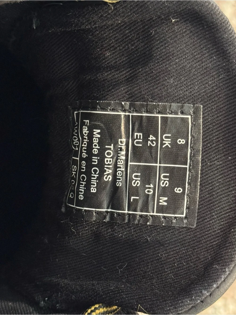 Dr. Martens sturdy black